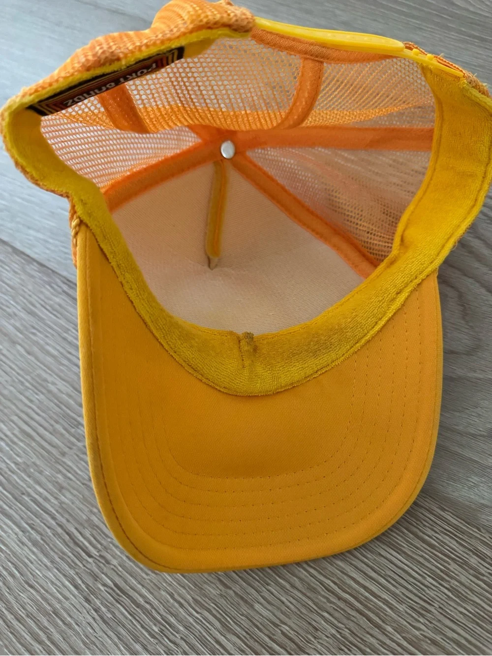Aloha Yellow Trucker Cap - Port Sandz brand Bright Yellow Mesh Snapback